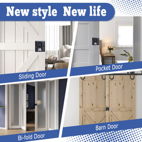 HOMOTEK dimensions 2-3/4 by 2-1/2 inches fit 1-3/8 inch doors.