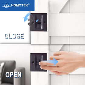 HOMOTEK antique brass finish adds warm traditional style