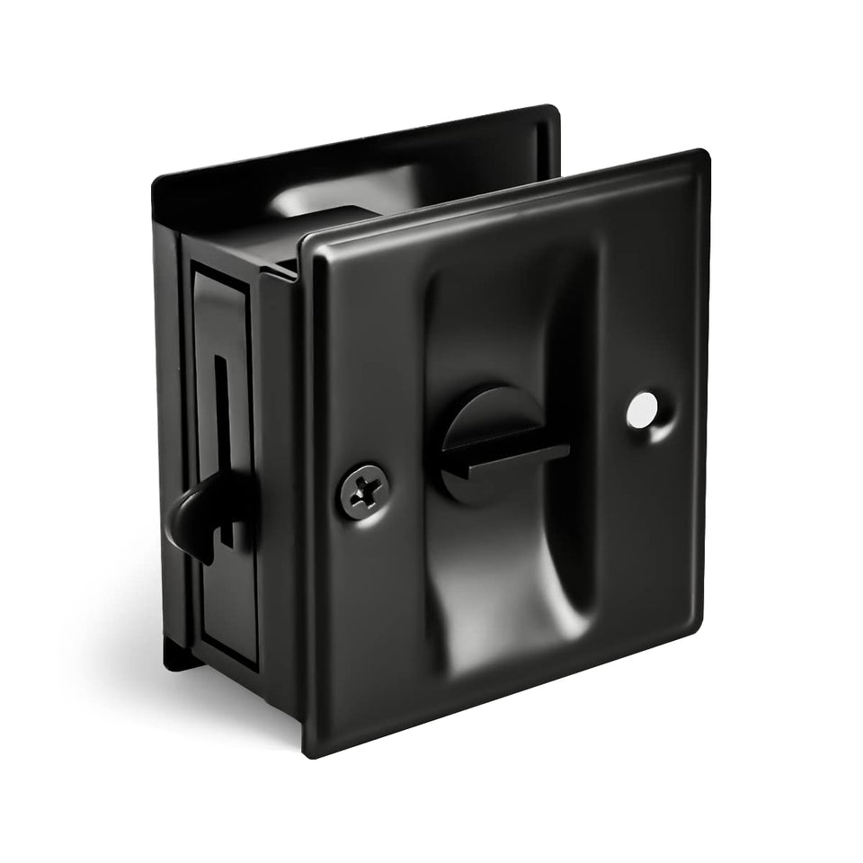HOMOTEK privacy lock closeup showing durable stainless steel construction