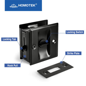 HOMOTEK left and right handed compatibility for versatile mounting