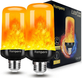 Hompavo flame bulb with wobble effect enhances lanterns and lamps