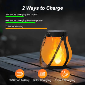 Hompavo Gen2 auto on/off sensor for dusk-to-dawn ease.
