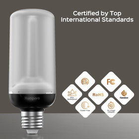 Hompavo Gen2 LED Flame Bulb offers three modes for flexible mood lighting.