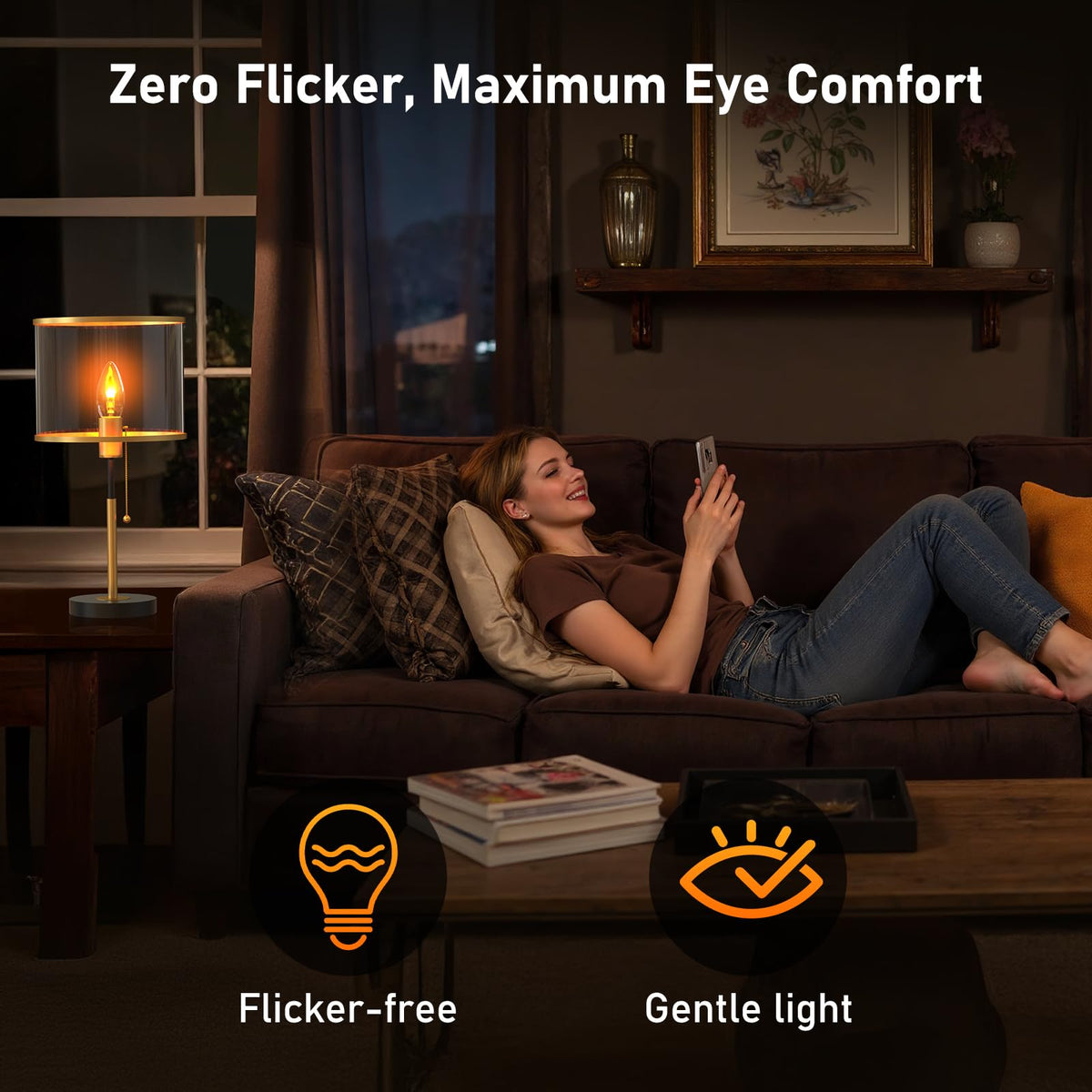 IP44-rated for indoor or outdoor use, safe around kids and pets.