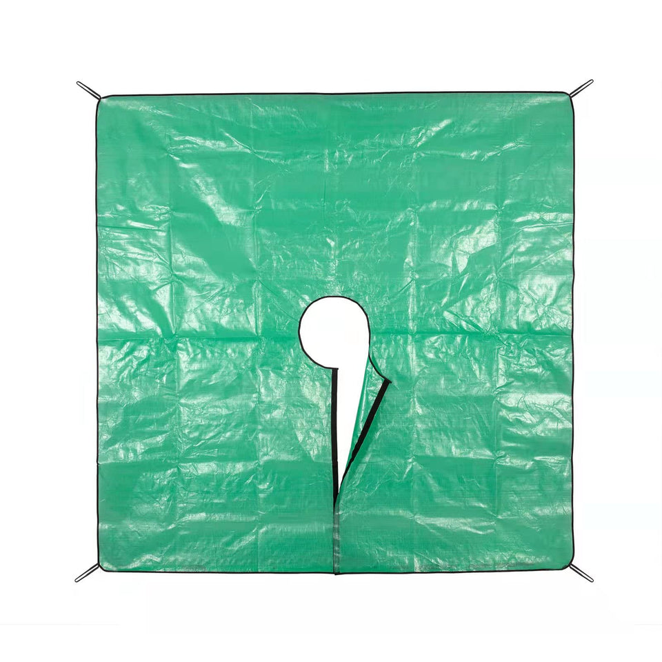 HOMSHIAM landscape trimming tarpaulin around shrubs for easy pruning