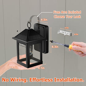 Homunaire quick-install hardware enables tool-free mounting
