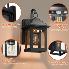 Homunaire lanterns with standard E26 base and easy bulb replacement