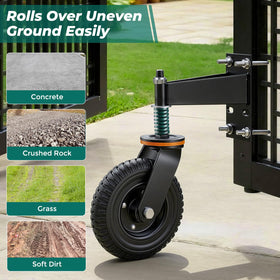 Homwin included straight bolts and U-bolts for versatile installation