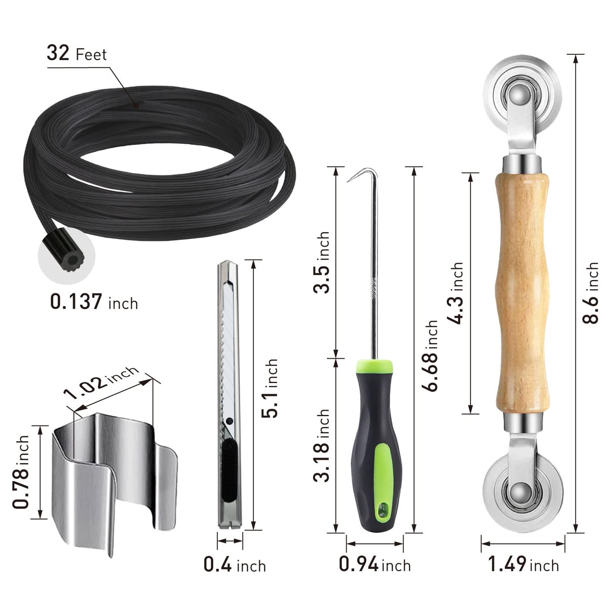HOMWMPA screen cutter for clean trimming
