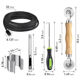 HOMWMPA screen cutter for clean trimming