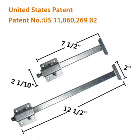 Homydom adjustable rod brackets provide versatile support for kitchen undermount configurations