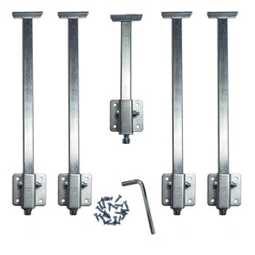 Homydom complete sink repair kit undermount bracket assembly secures sinks without removing plumbing