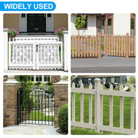 Homydom flat-back wall-mount hinge for a clean mount.