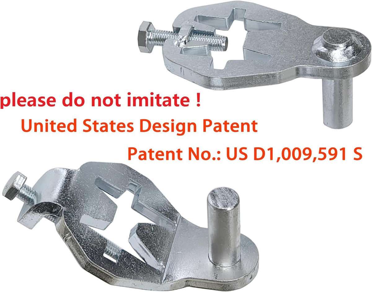 Homydom hinge pin used on outdoor gate highlighting weather-resistant steel