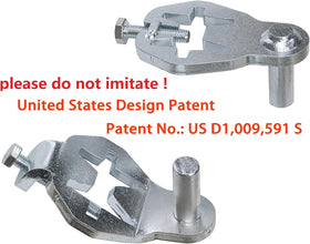 Homydom hinge pin used on outdoor gate highlighting weather-resistant steel