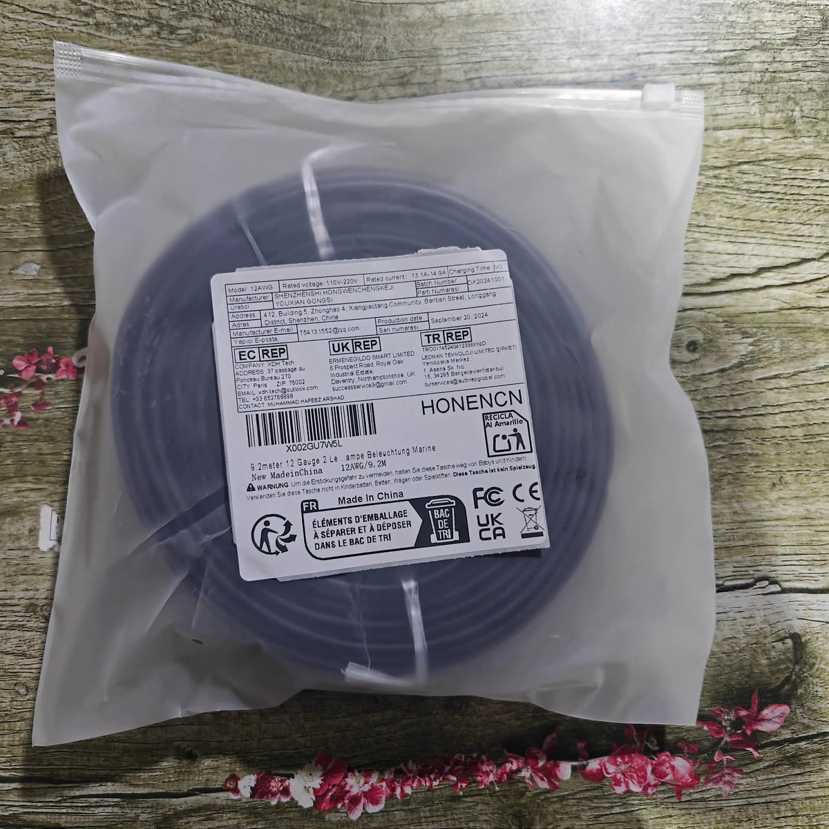 HONENCN flexible cable ideal for compact installations and quick terminations