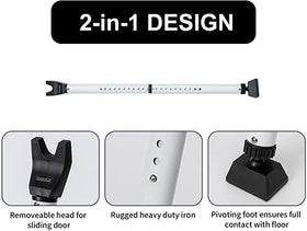 HonesaLoc heavy-duty security bar withstands strong impact for better door protection.