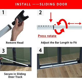 HoneSecur compatibility with both hinged and sliding doors for versatility.