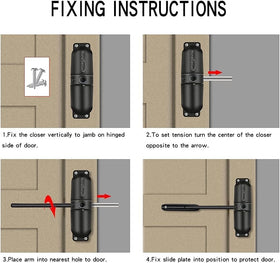 HoneSecur 180-degree arm demonstrates full swing for easy installation and conversion.