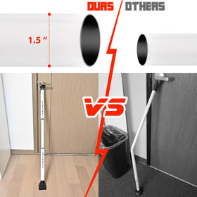 HoneSecur two-pack door security bar for multiple entrances and travel readiness.