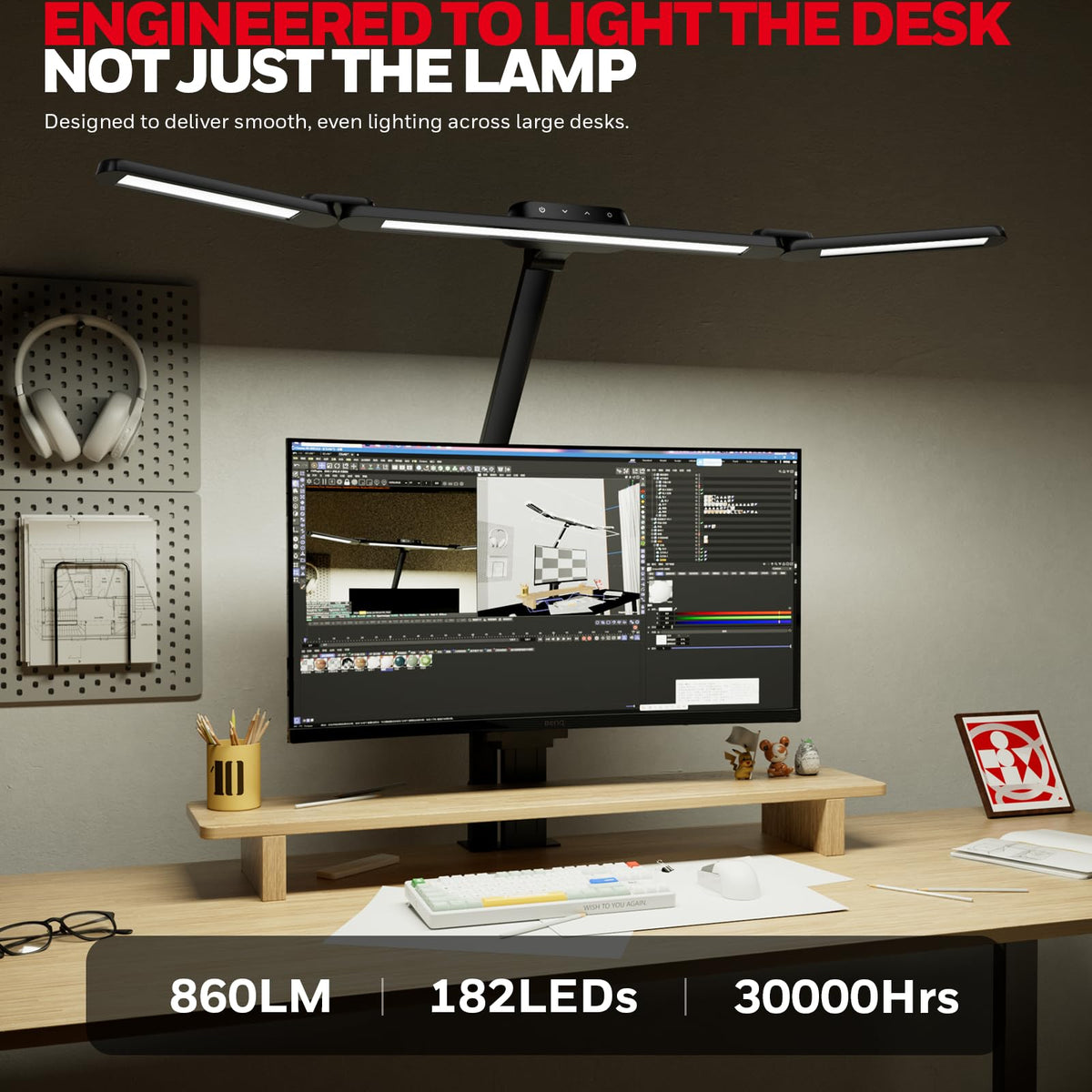 Honeywell lamp designed for long life, suitable for busy home offices