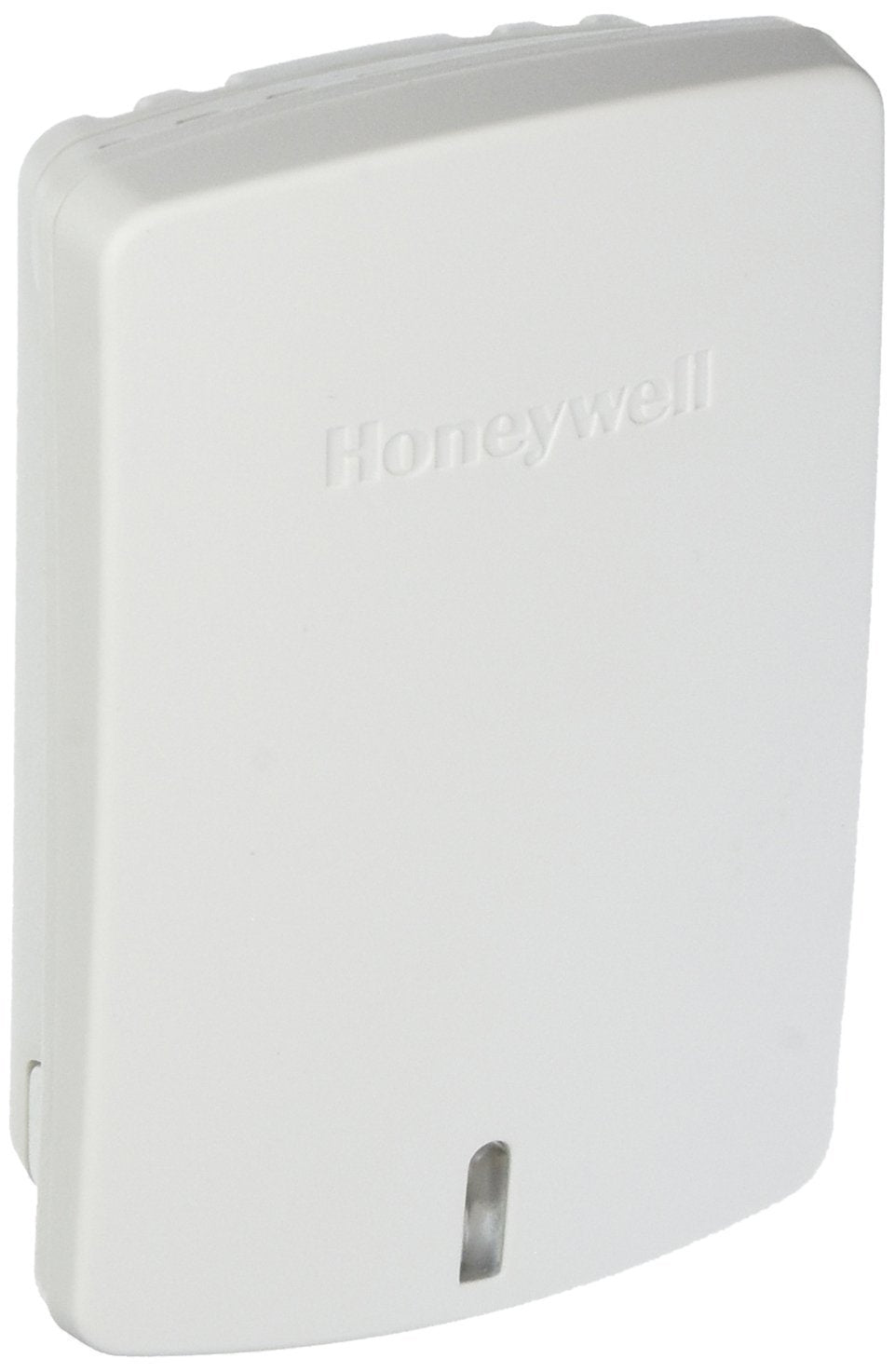 Honeywell C7189R1004 wireless indoor sensor, front view, compact and discreet for room temperature readings