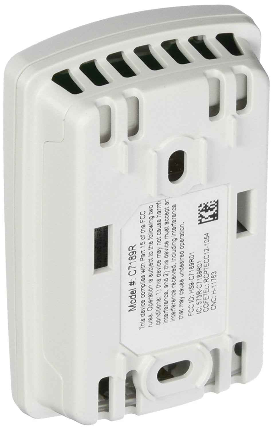 Honeywell C7189R1004 sensor mounted on wall, reliable temperature sensing in living spaces