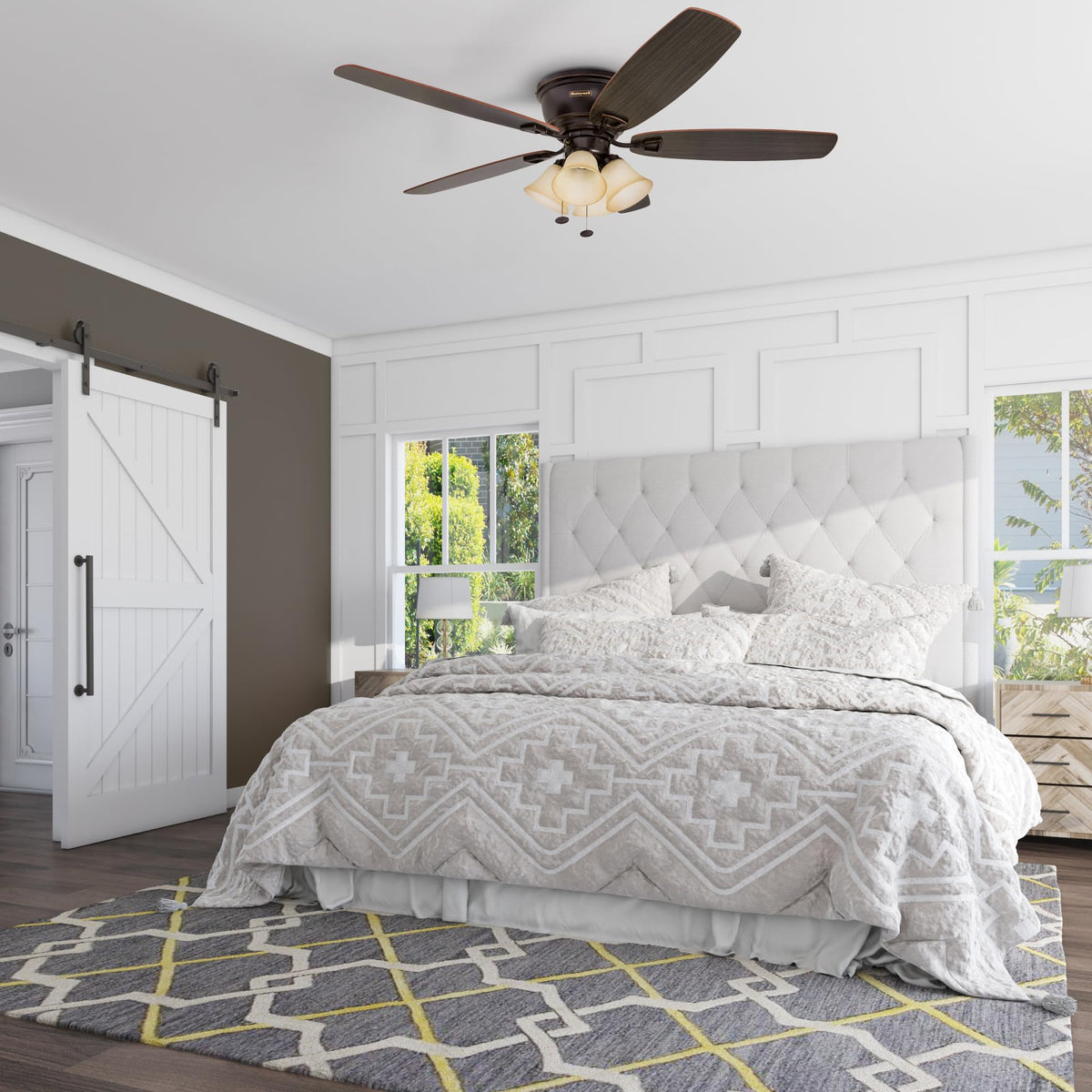 Integrated LED light on Glen Alden for efficient illumination