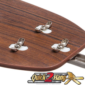 Quiet airflow from the Glen Alden ceiling fan during daily use