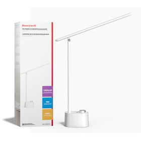 Honeywell H01 Pro Sunturalux foldable desk lamp with compact design for small desks.