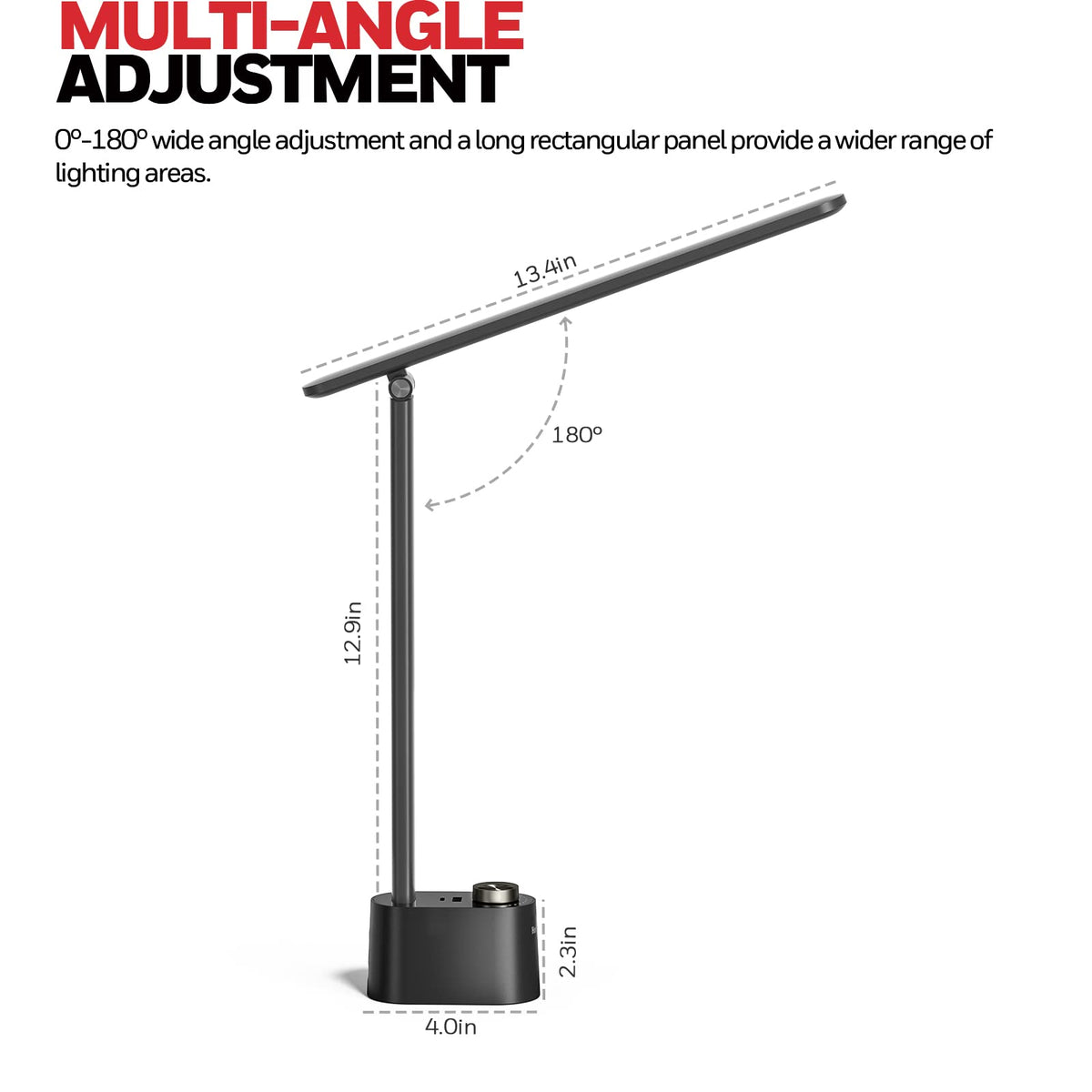 Honeywell H01 Pro Sunturalux side angle showing compact design for small desks.