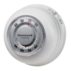 Honeywell Home CT87N1001 faceplate closeup showing quick manual adjustment.