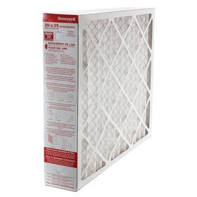 Close-up of FC100A1037 label highlights 20x25 media size and efficiency rating.