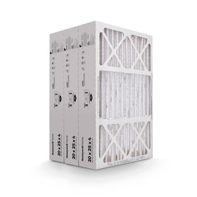 Honeywell Home filter installed in furnace illustrating easy installation