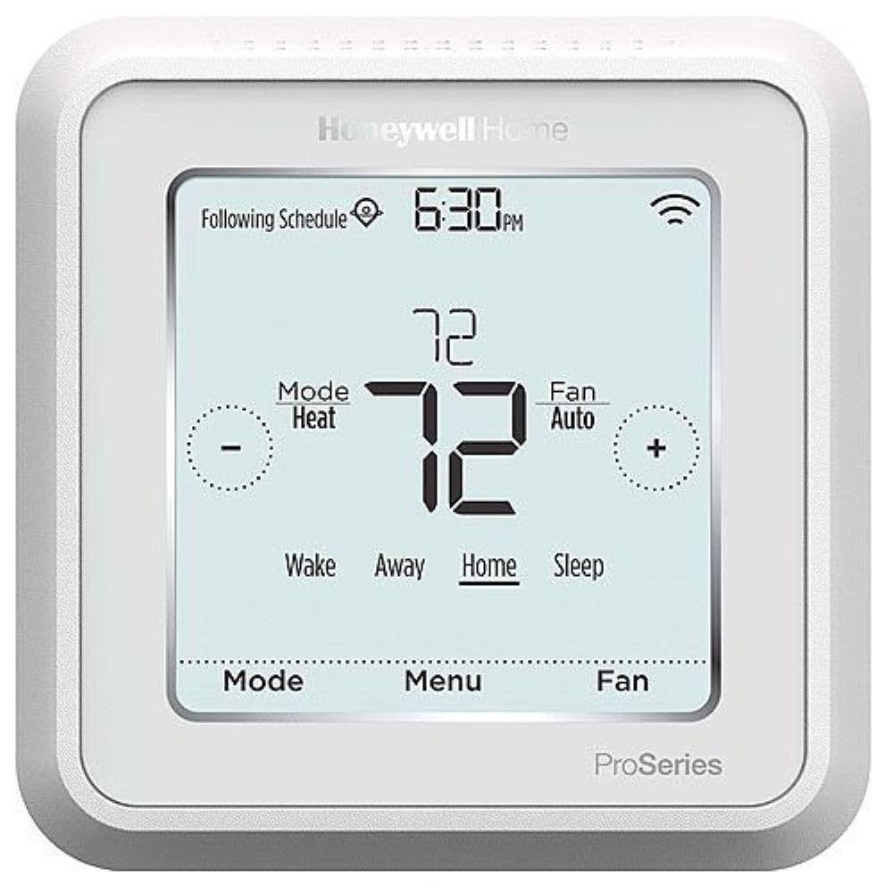 Honeywell Home Lyric T6 Pro front panel view with intuitive controls for scheduling.