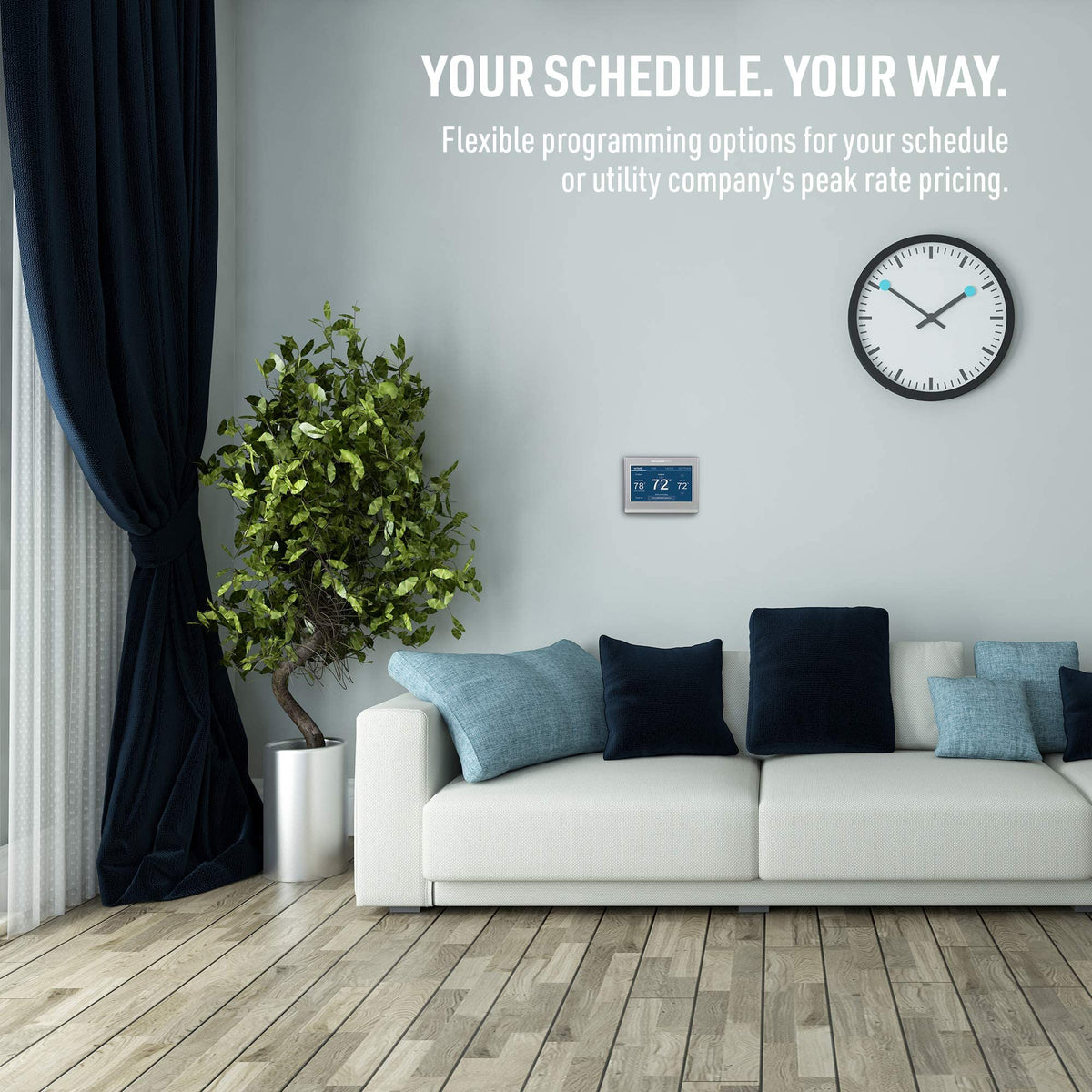 Honeywell Home RENEWRTH9585WF works with Wi-Fi and Total Connect Comfort app