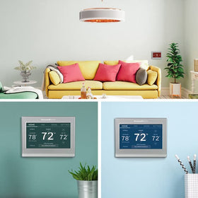 Honeywell Home RENEWRTH9585WF touch panel in action for quick control