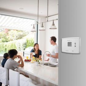 Honeywell Home RTH111B soft-touch buttons enable easy temperature adjustments