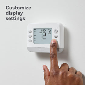 Honeywell Home RTH21B wall-plate-install makes upgrades quick and clean.