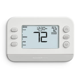 Honeywell Home RTH22B front view with a clear display for easy control.