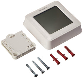 Honeywell Home RTH8560D package includes thermostat and receiver for easy setup