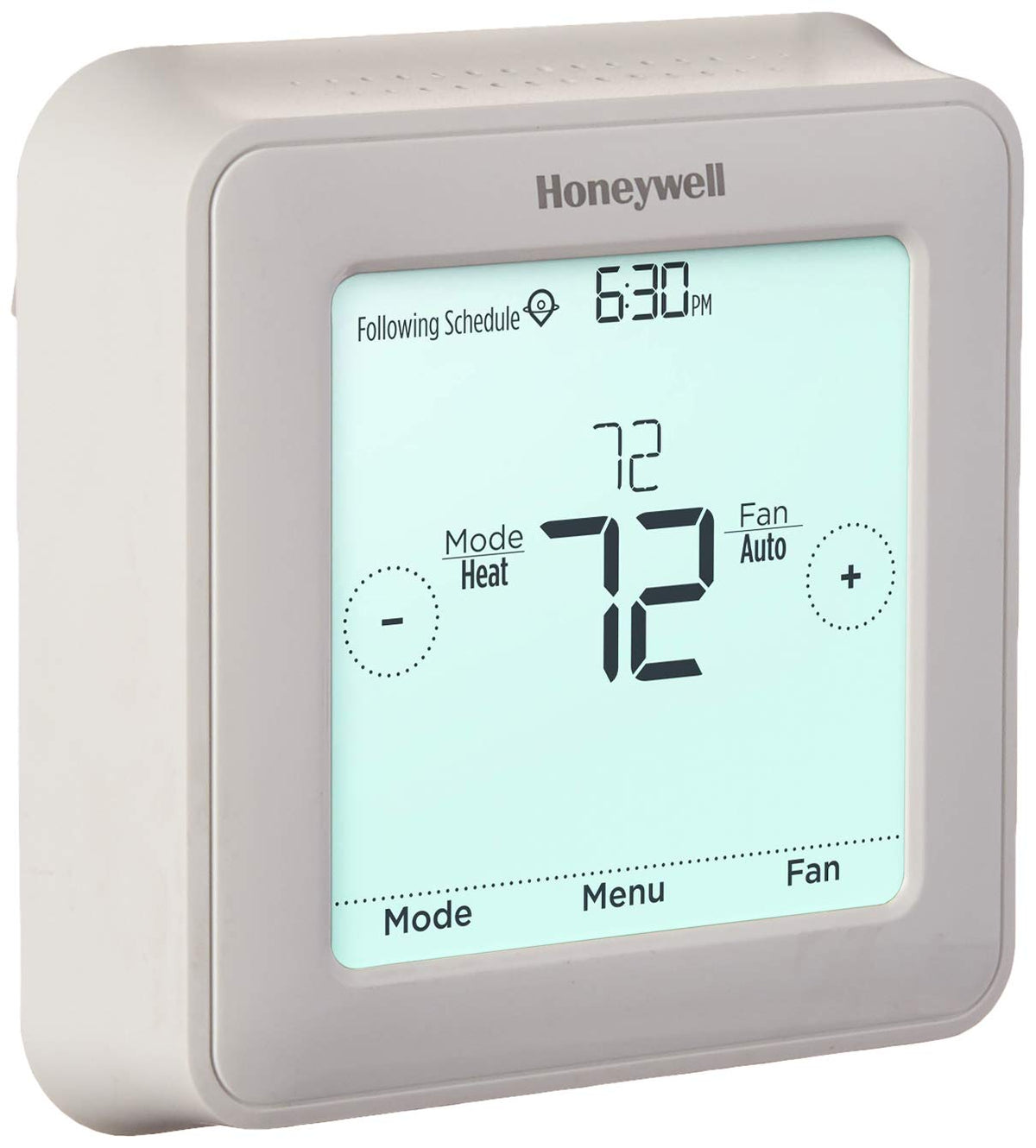 Honeywell Home RTH8560D touchscreen display for quick, intuitive temperature control