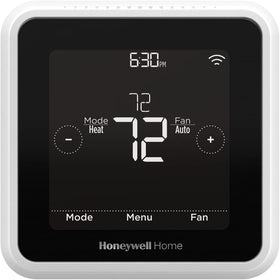 Honeywell Home T5 thermostat front view with intuitive touchscreen for easy scheduling.