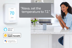 Honeywell Home T9 energy-saving features optimize usage and potential rebates.