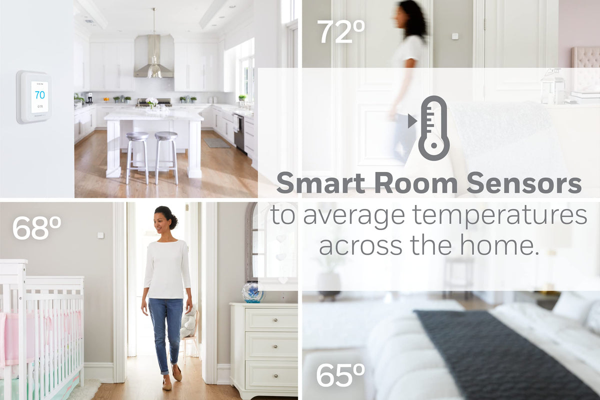Honeywell Home T9 multi-room display helps balance comfort across spaces.