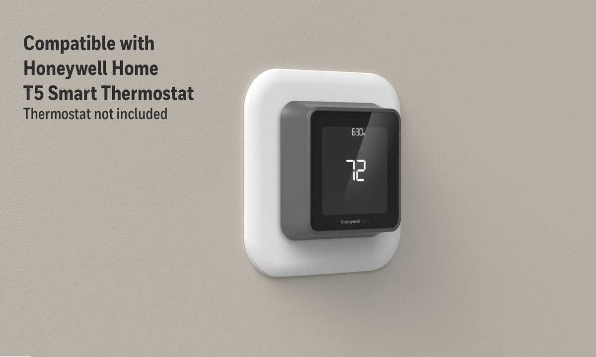 Adapts Honeywell Home THP2400A1080 to a 2x4 box for flexible mounting.