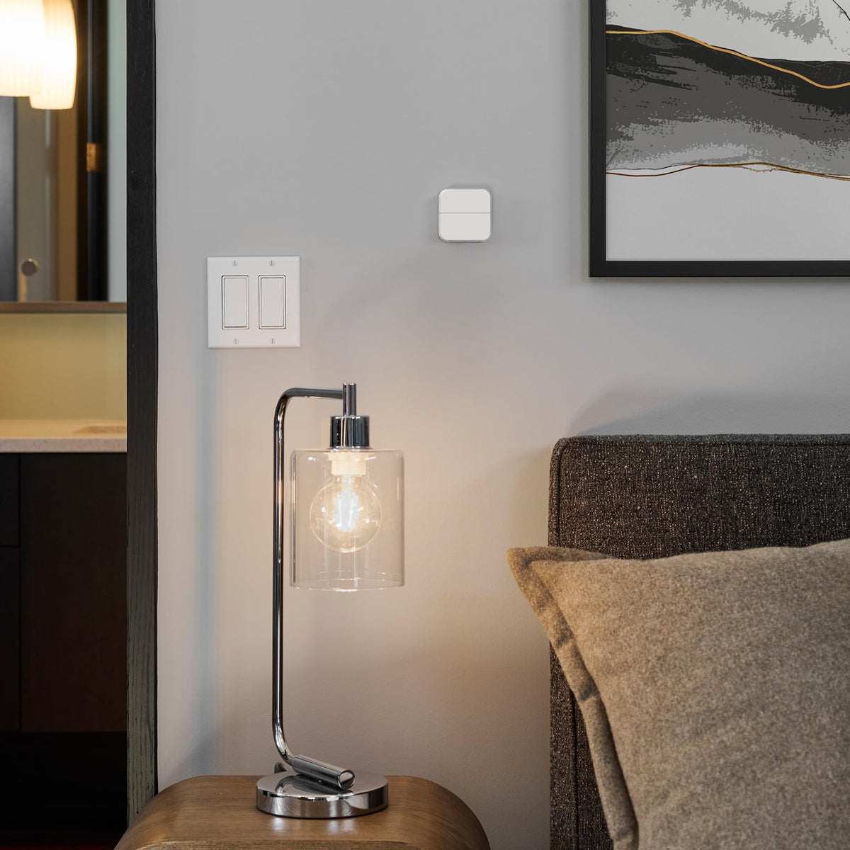 Honeywell Home X Series Sensor monitors temperature and humidity for comfortable rooms.