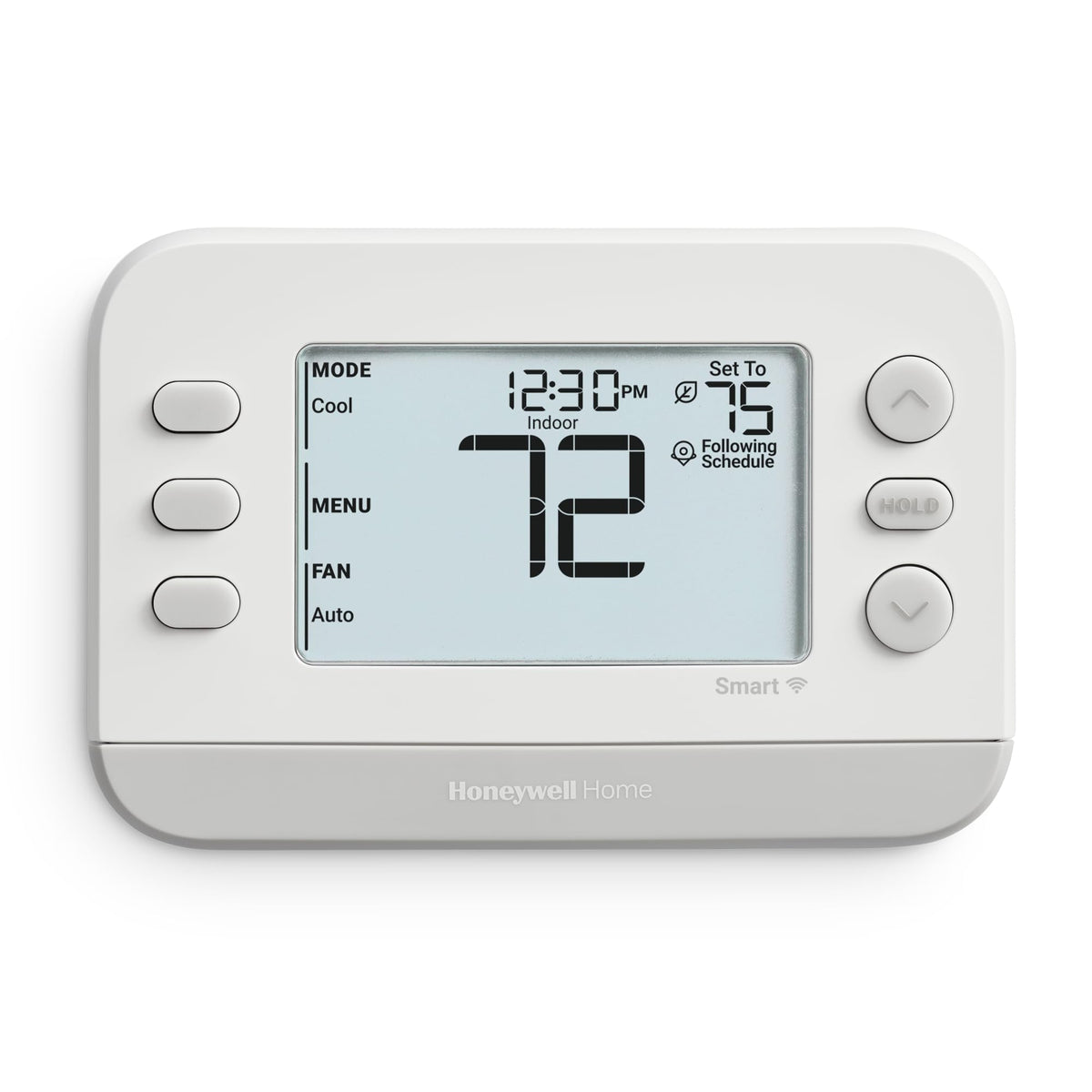 Honeywell Home X2S thermostat setup shows quick WiFi access for remote control