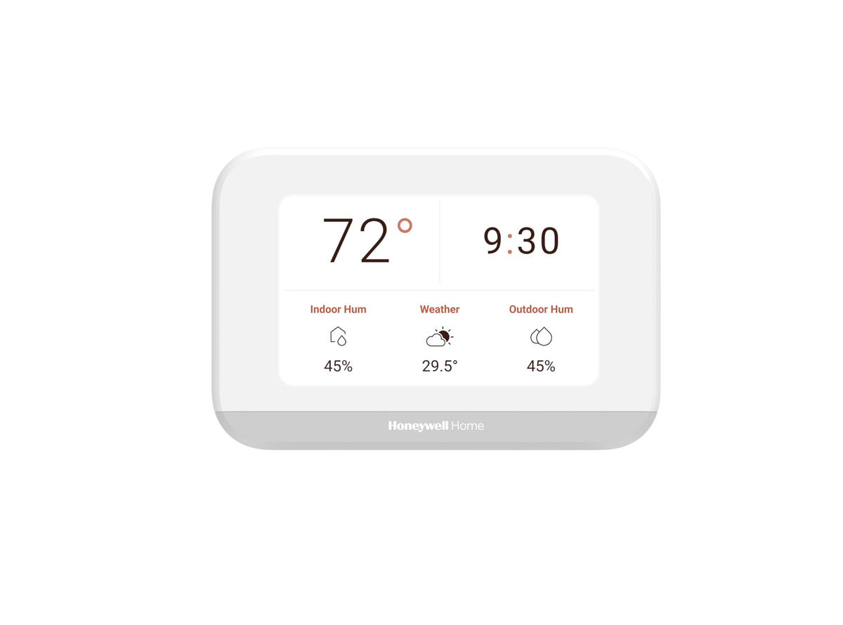 Honeywell Home X7B humidity monitoring for balanced indoor air in living spaces.