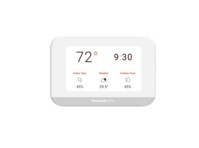 Honeywell Home X7B humidity monitoring for balanced indoor air in living spaces.